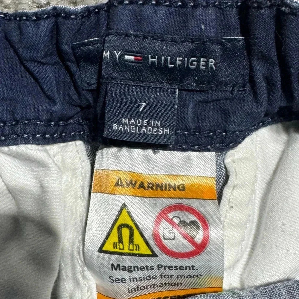 Boys Size 7 Lot 1 White Penguin Shirt, Tommy Hilfiger & Jumping Bean Shorts 7x - Picture 6 of 8